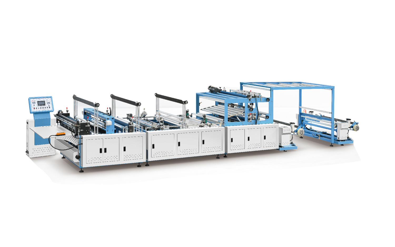 ZXL-1300雙放料無紡布制袋機(香蕉套袋、衛(wèi)浴潔具套袋、沙發(fā)套袋)